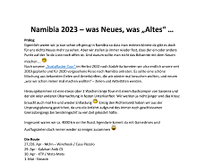 Reisebericht